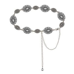 3158 Western-concho-belt-women Cowgirl-metal-belts Boho Silver Vintage